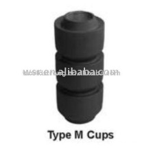 custom molded oilfield rubber M Cups